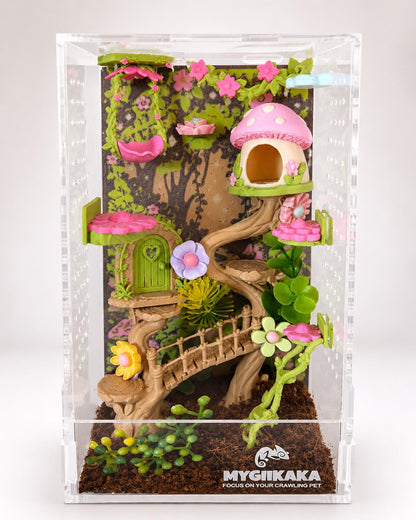 Enchanted Fairy Garden jumping spider enclosure
