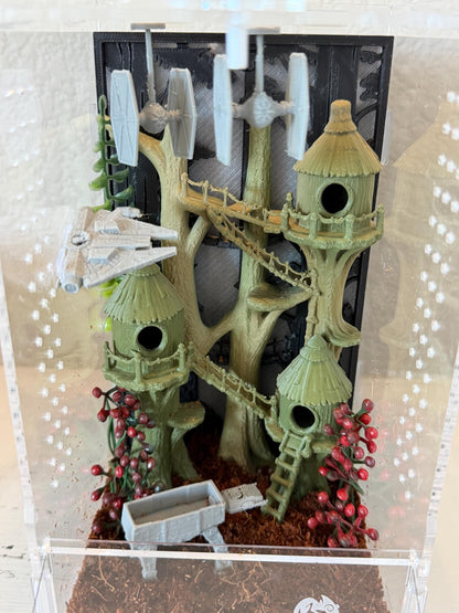 Rebel Outpost jumping spider enclosure detail