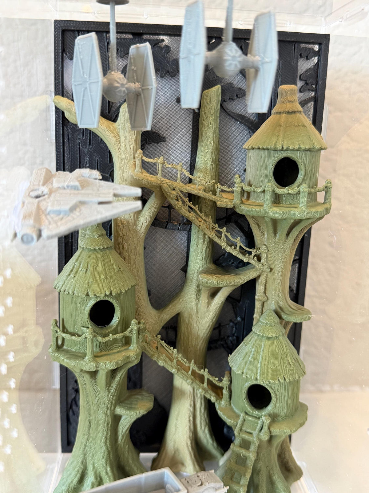 Rebel Outpost jumping spider enclosure detail