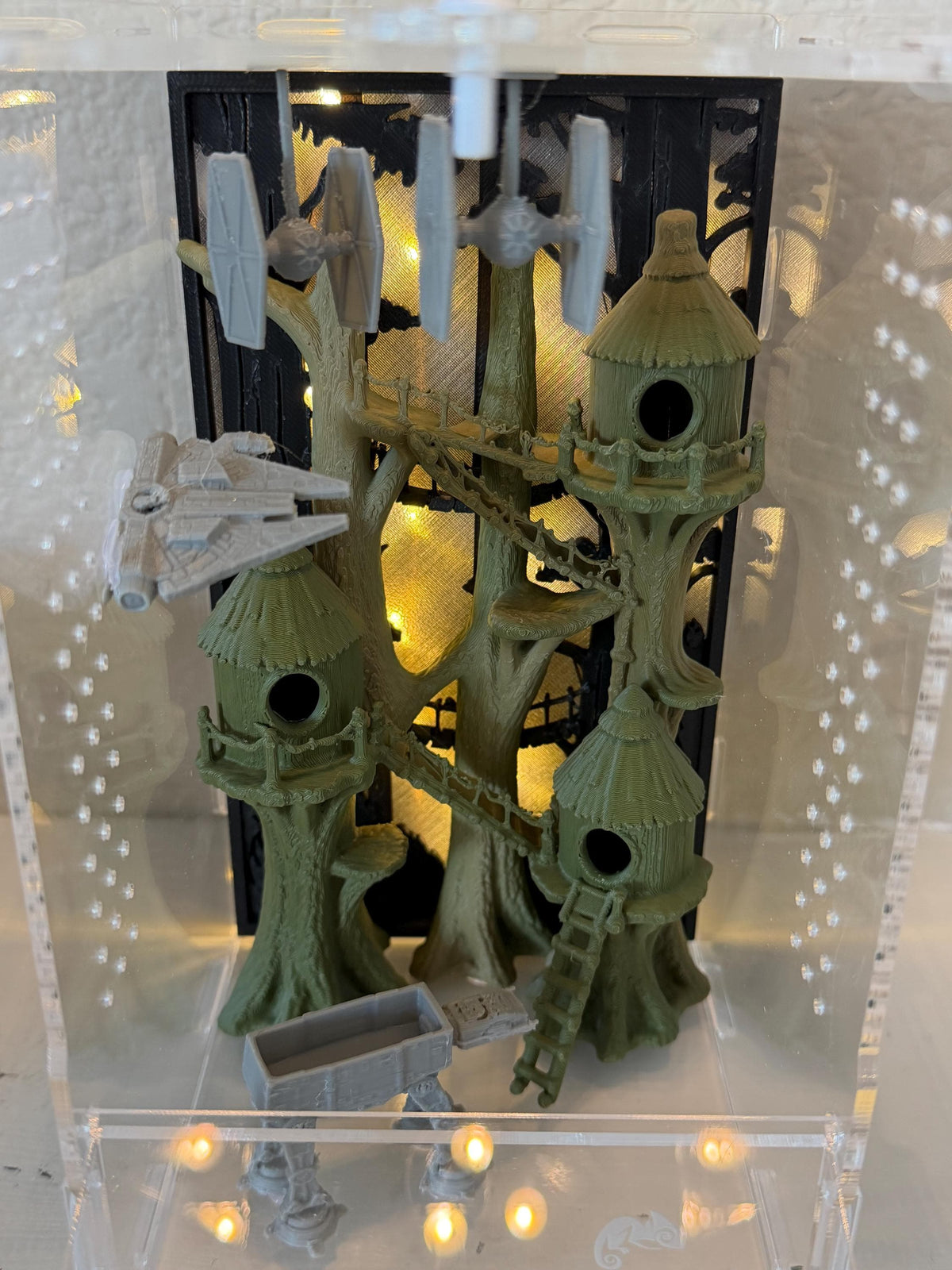 Rebel Outpost jumping spider enclosure detail
