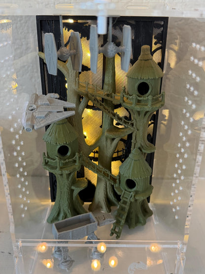 Rebel Outpost jumping spider enclosure detail