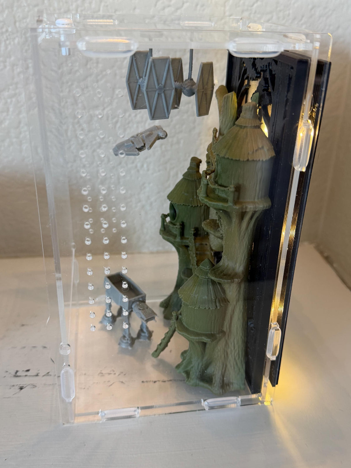 Rebel Outpost jumping spider enclosure detail