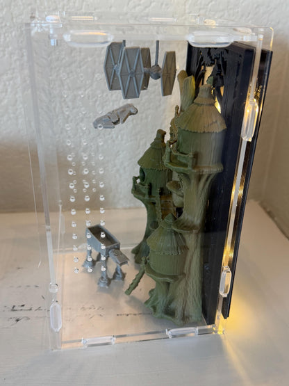 Rebel Outpost jumping spider enclosure detail