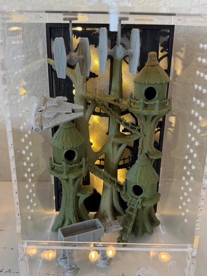Rebel Outpost jumping spider enclosure detail