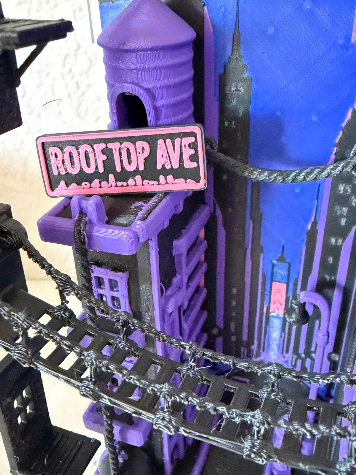 Web Way NYC Rooftop jumping spider enclosure detail