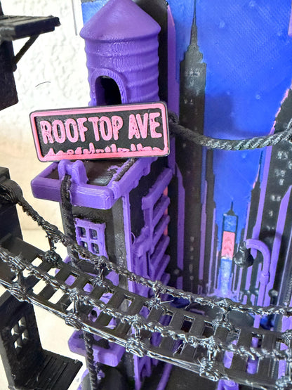 Web Way NYC Rooftop jumping spider enclosure detail