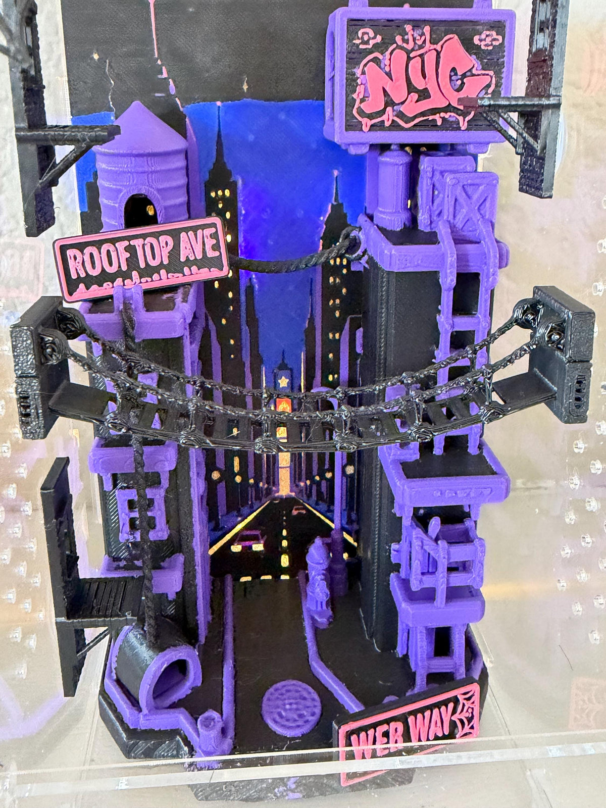 Web Way NYC Rooftop jumping spider enclosure detail